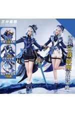 1/3 Delusion Genshin Impact Pneuma and Ousia Furina Blue Cosplay Costume